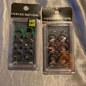 Brand new never been taken out of the box 16g septum piercings from Spencer’s